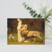 スペンサーズのUnaとLion妖精の国Queene - Riviere サンキューカード (スタンド正面)