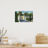 スペンサートラスク記念噴水ビュー ポスター (キッチン)