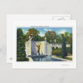 スペンサートラスク記念噴水ビュー ポストカード (正面/裏面)