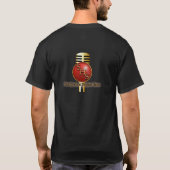 スペンサーヒューズビジネス黒のTシャツに Tシャツ (裏面)
