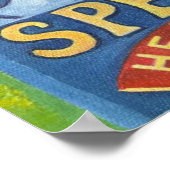 スペンハートマットプリント ポスター (角)