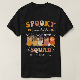 スペーキー・スワドル・スクワッド 産科病棟 ハロウィン Tシャツ