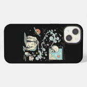 スペーシングアウト ADHD スケルトン 61 iPhoneケース (裏面横)