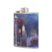 スペーシーシアトル フラスク (左)