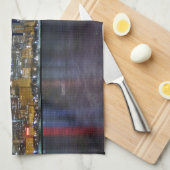 スペーシーシカゴスカイライン キッチンタオル (四つ折り)