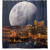 スペーシーピッツバーグ シャワーカーテン (正面)