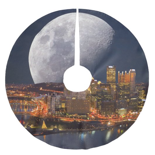 スペーシーピッツバーグ ブラッシュドポリエステルツリースカート (正面)