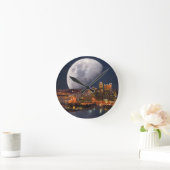 スペーシーピッツバーグ ラウンド壁時計 (ホーム)