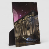 スペーシーメトロポリタン博物館 フォトプラーク (側面)