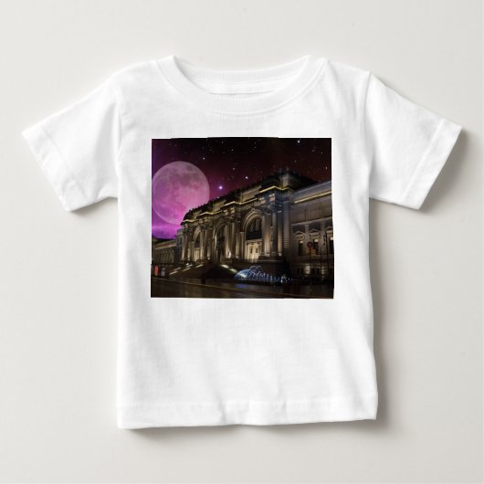 スペーシーメトロポリタン博物館 ベビーTシャツ (正面)