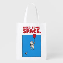 スペースが必要な人へ 面白い宇宙飛行士 風船 宇宙パロディ