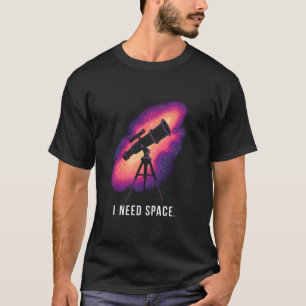 スペースが必要な天文学教師 天文学者 女性 ギャグ Tシャツ