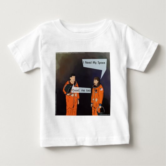 スペースが欲しい ベビーTシャツ (正面)