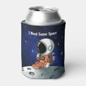 スペースが欲しい 宇宙飛行士 カスタムデザイン 缶クーラー (缶正面)
