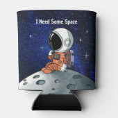 スペースが欲しい 宇宙飛行士 カスタムデザイン 缶クーラー (裏面)