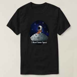 スペースが欲しい 宇宙飛行士 宇宙人 カスタムデザイン Tシャツ