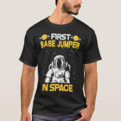 スペースでベースジャンパー Tシャツ (正面)