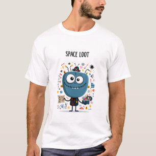 スペースの戦利品 宇宙人 キャラクター ギフト Tシャツ