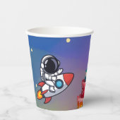 スペースアドベンチャー 誕生日カップ 紙コップ (正面)