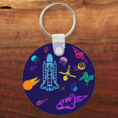 スペースアート キーホルダー (裏面)