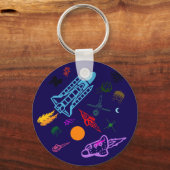 スペースアート キーホルダー (正面)