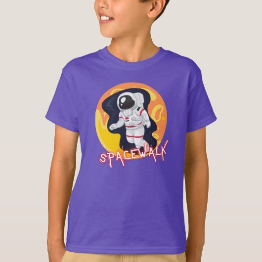 スペースウォーク – 宇宙宇宙飛行士 Tシャツ (正面)