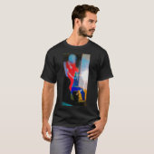 スペースウォー絵を描ク抽象芸術ズハンカマーアルチュンクハウス Tシャツ (正面フル)