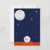 スペースエクスプローラーのお礼招待状 招待状 (裏面)