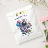 スペースエクスプローラー宇宙飛行士の誕生日お菓子袋 フェイバーバッグ (封をした状態)