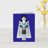 スペースエース - 70年代のロックアイコン グリーティングカード (黄色い花)