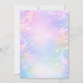 スペースカウガール誕生日招待状 | ディスコカウガール 招待状 (裏面)