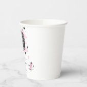 スペースカウガール レトロディスコ ブライズラストディスコ パーティー ピンク 紙コップ (左)