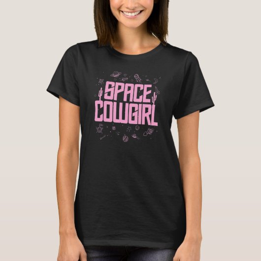 スペースカウガール Tシャツ (正面)