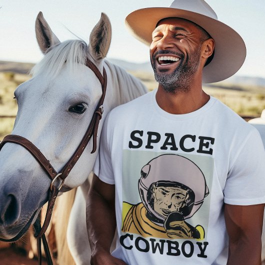 スペースカウボーイ メンズ おもしろ ビンテージ Tシャツ