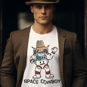 スペースカウボーイ メンズ おもしろ ヴィンテージ Tシャツ