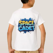 スペースカデット・グラフィティ・タイポグラフィ Tシャツ (裏面)