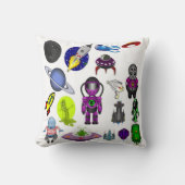 スペースカートゥーン クッション (正面)