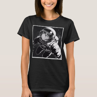 スペースガールアニメ2 Tシャツ