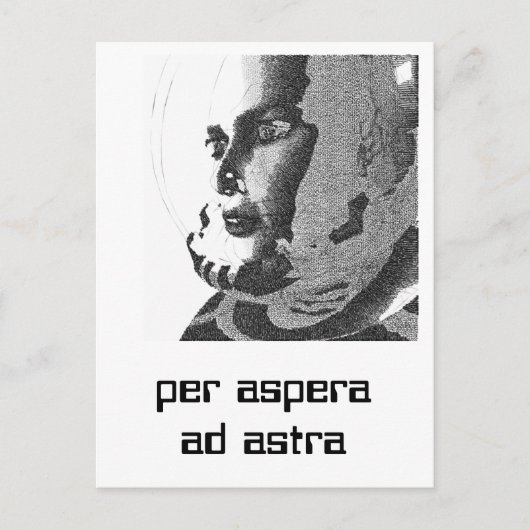 スペースガール ポストカード (正面)