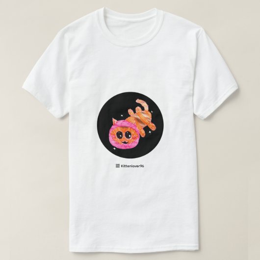 スペースキャットロゴTシャツ Tシャツ (デザイン正面)