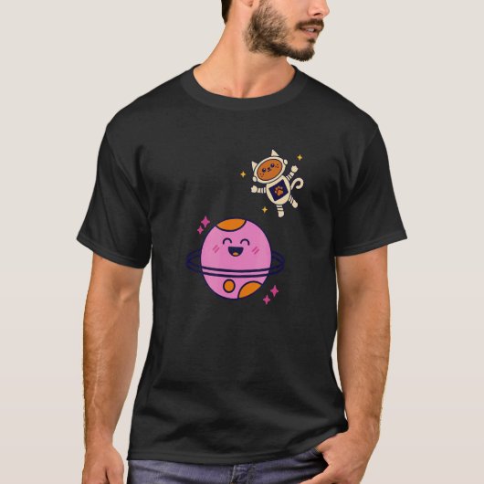 スペースキャット銀河 Tシャツ (正面)