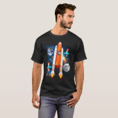 スペースキャット Tシャツ (正面フル)