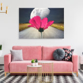 スペースコスモス キャンバスプリント (インサイチュ (リビング))