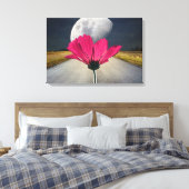 スペースコスモス キャンバスプリント (インサイチュ (寝室))