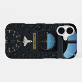 スペースコマンダーiPhoneケース iPhone 16ケース (裏面横)