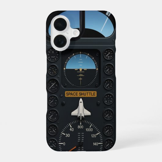 スペースコマンダーiPhoneケース iPhone 16ケース (裏面)