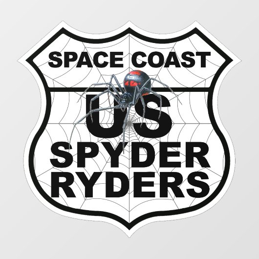 スペースコースト支部 - デカール支部ロゴ ウィンドウサイン (シート)
