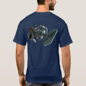 スペースサーファー Tシャツ (裏面)
