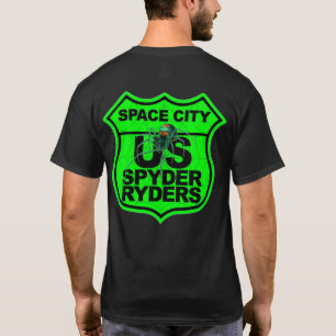 スペースシティチャプター - ロゴ 両面 グリーン Tシャツ