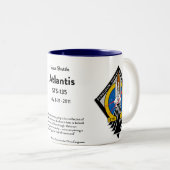 スペースシャトルの記念するマグ ツートーンマグカップ (正面右)